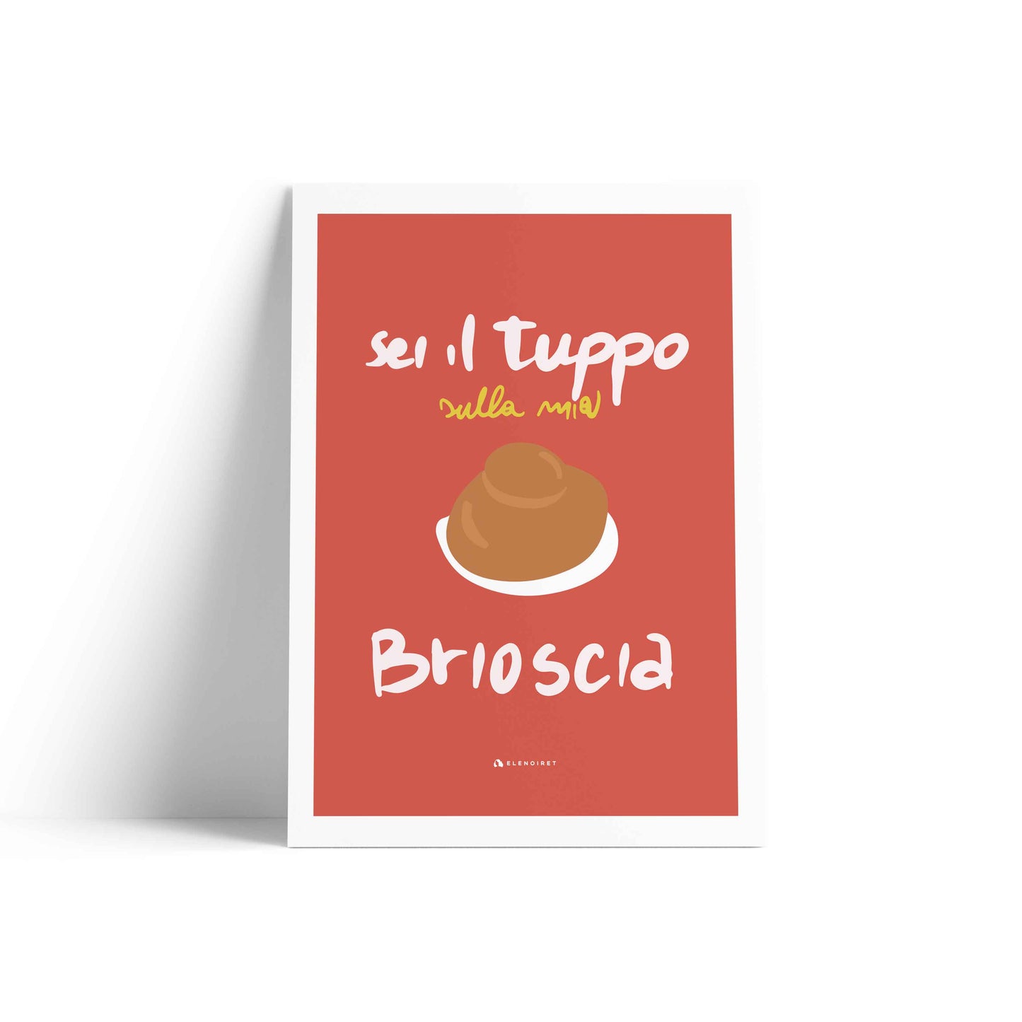 Illustrazione tuppo sulla mia brioscia