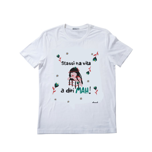 T-shirt stassi na vita a diri mah